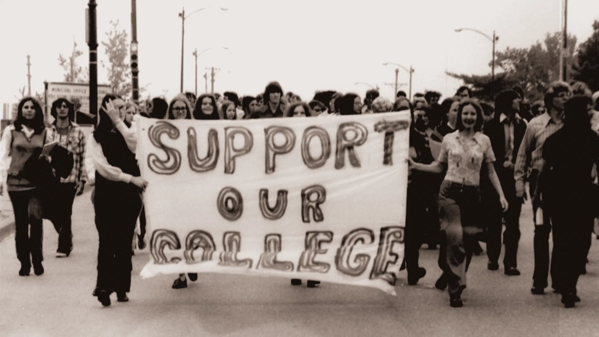 Mil Levy rally supporting the college in the 1960s