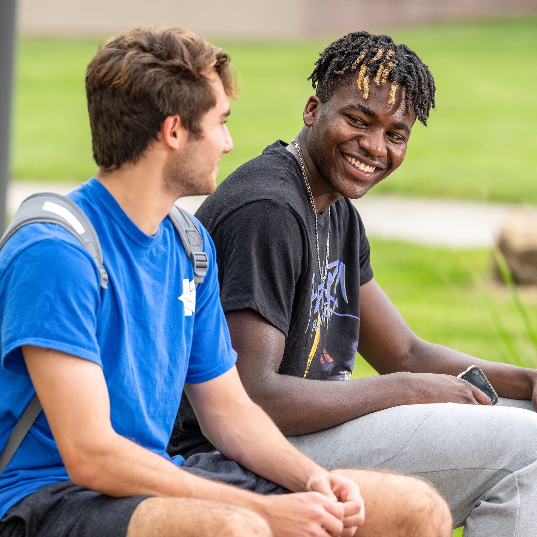 Students talking