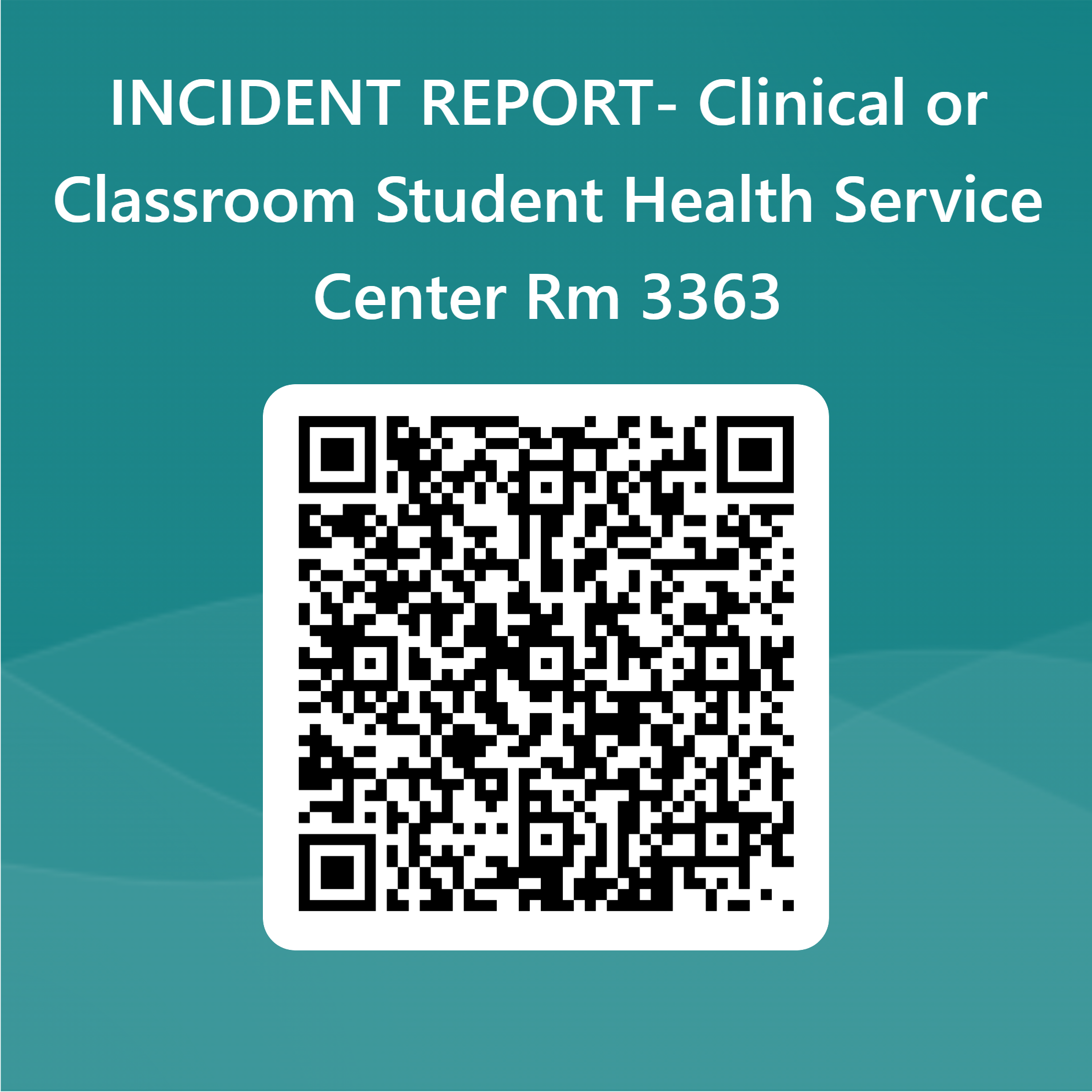QR Code for incident report form