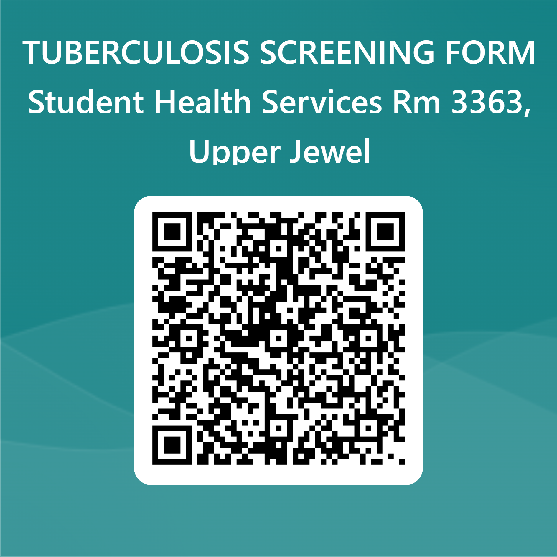 Tuberculosis Screening Form QR Code