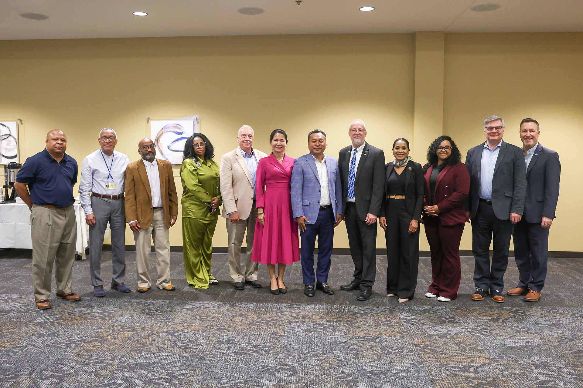 Group photo of delegation.