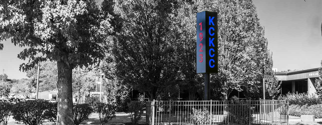 KCKCC Centennial Sign.